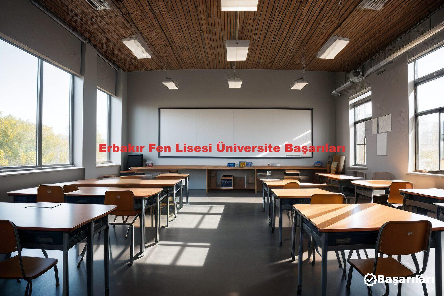 Erbakır Fen Lisesi Üniversite Başarıları
