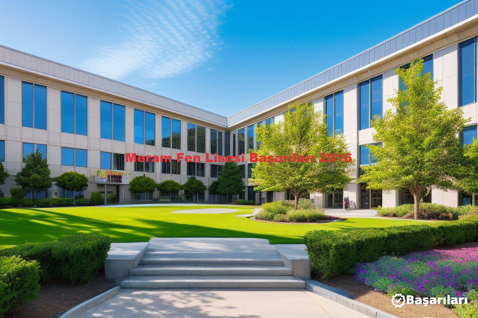 Meram Fen Lisesi Başarıları 2016