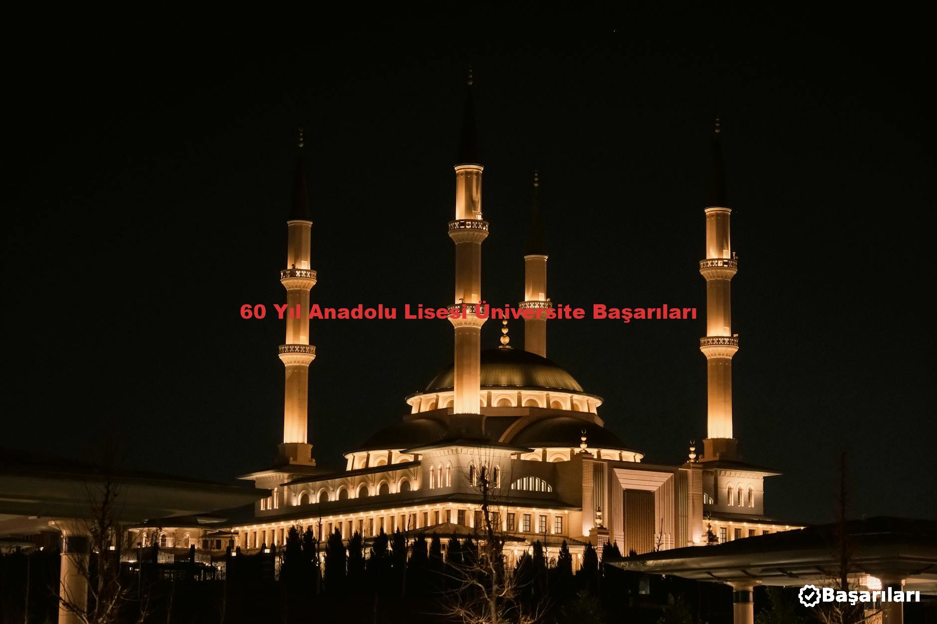 60 Yıl Anadolu Lisesi Üniversite Başarıları