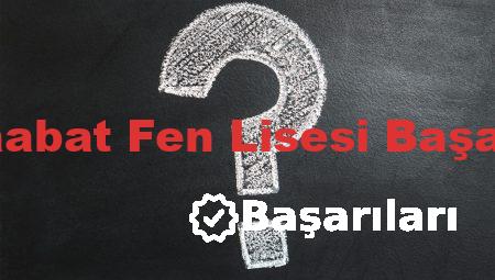 Akçaabat Fen Lisesi Başarıları