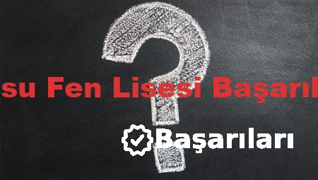 Aksu Fen Lisesi Başarıları
