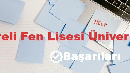 Muammer Dereli Fen Lisesi Üniversite Başarıları