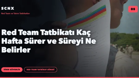 Red Team Tatbikatı Kaç Hafta Sürer ve Süreyi Ne Belirler